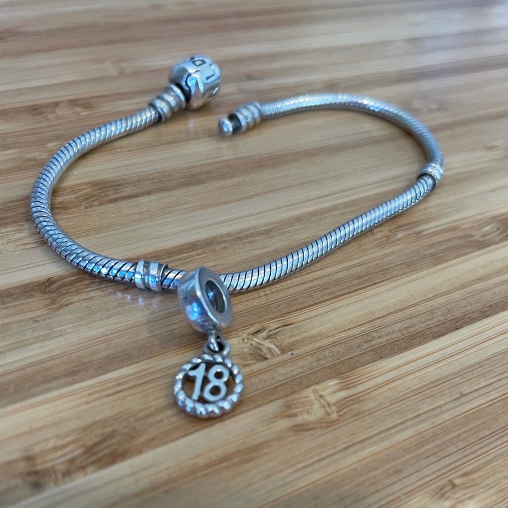Authentic 18 Pandora Charm